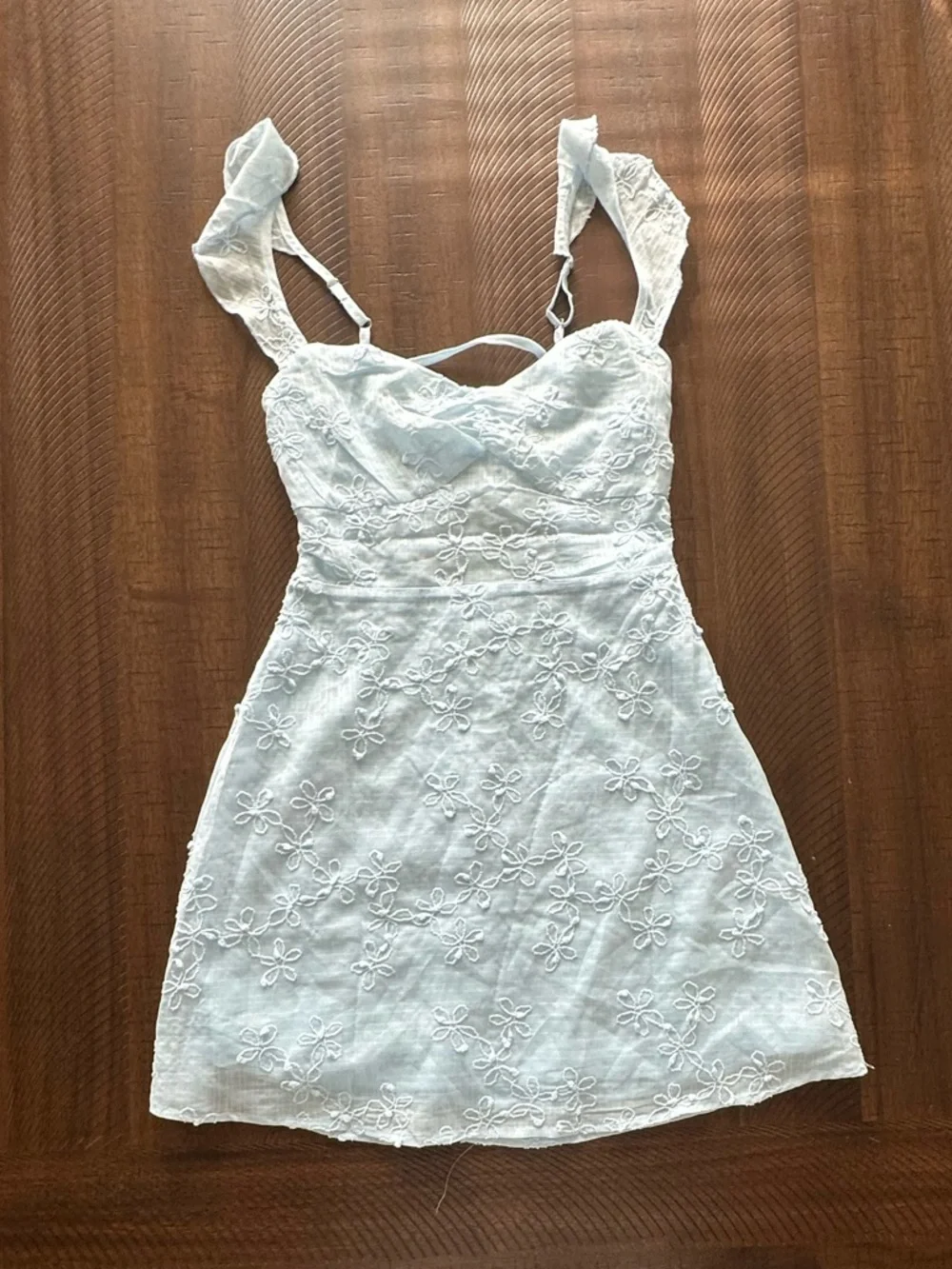 Princess Polly Landon Mini Dress Blue - Picture 2 of 4